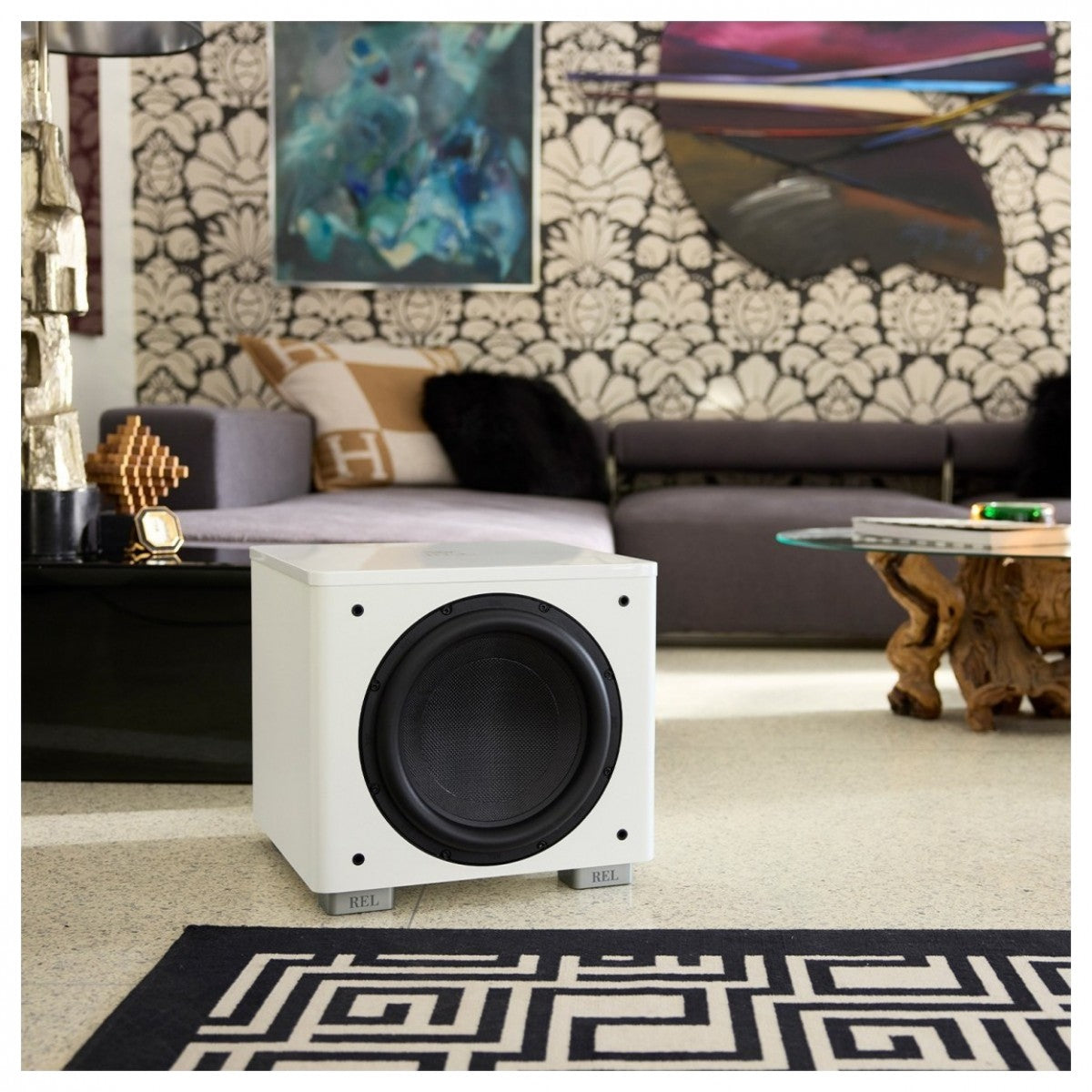 REL HT 1205 MKII 500 Watt Subwoofer - White