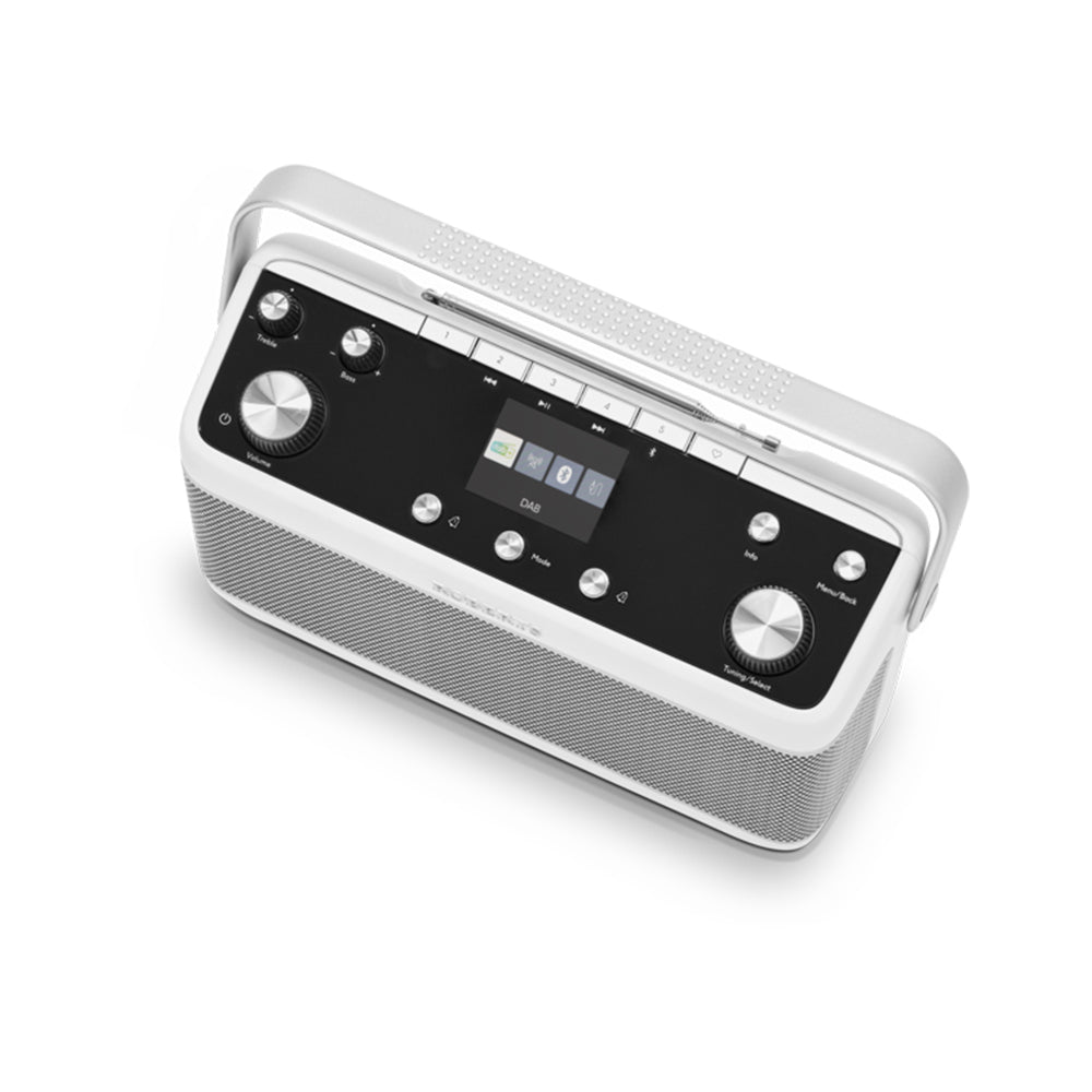Roberts Blutune 7 DAB+ FM Bluetooth Portable Stereo Radio - White