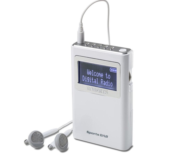 Roberts SPORTS DAB 5 Portable DAB DAB+ FM Radio White