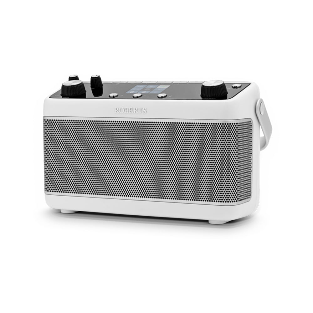 Roberts Stream 219 Internet DAB+ FM Bluetooth Portable Stereo Radio with Spotify - White