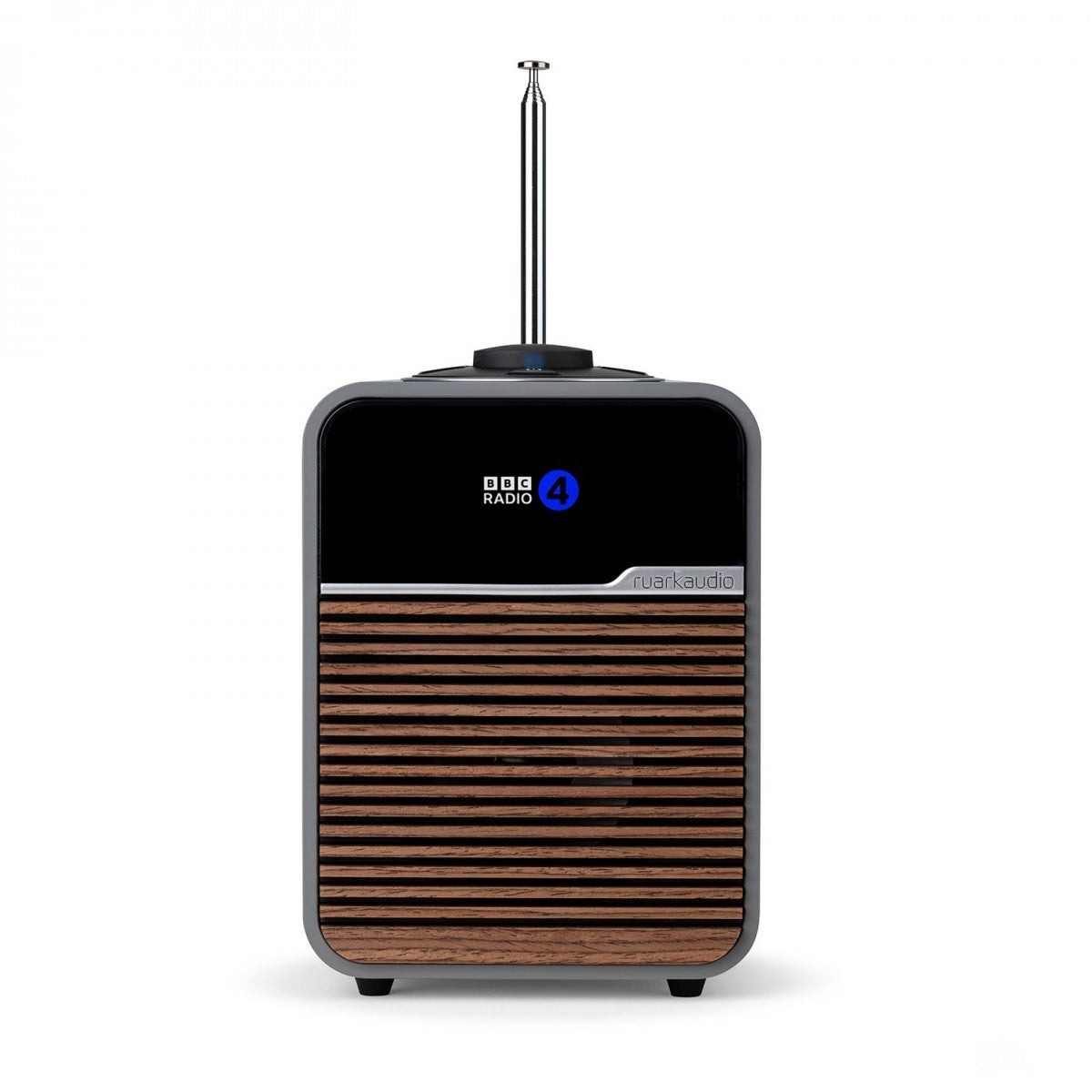 Ruark R1S DAB DAB+ FM Internet Bluetooth WiFi Smart Radio with Remote Bundle - Grey