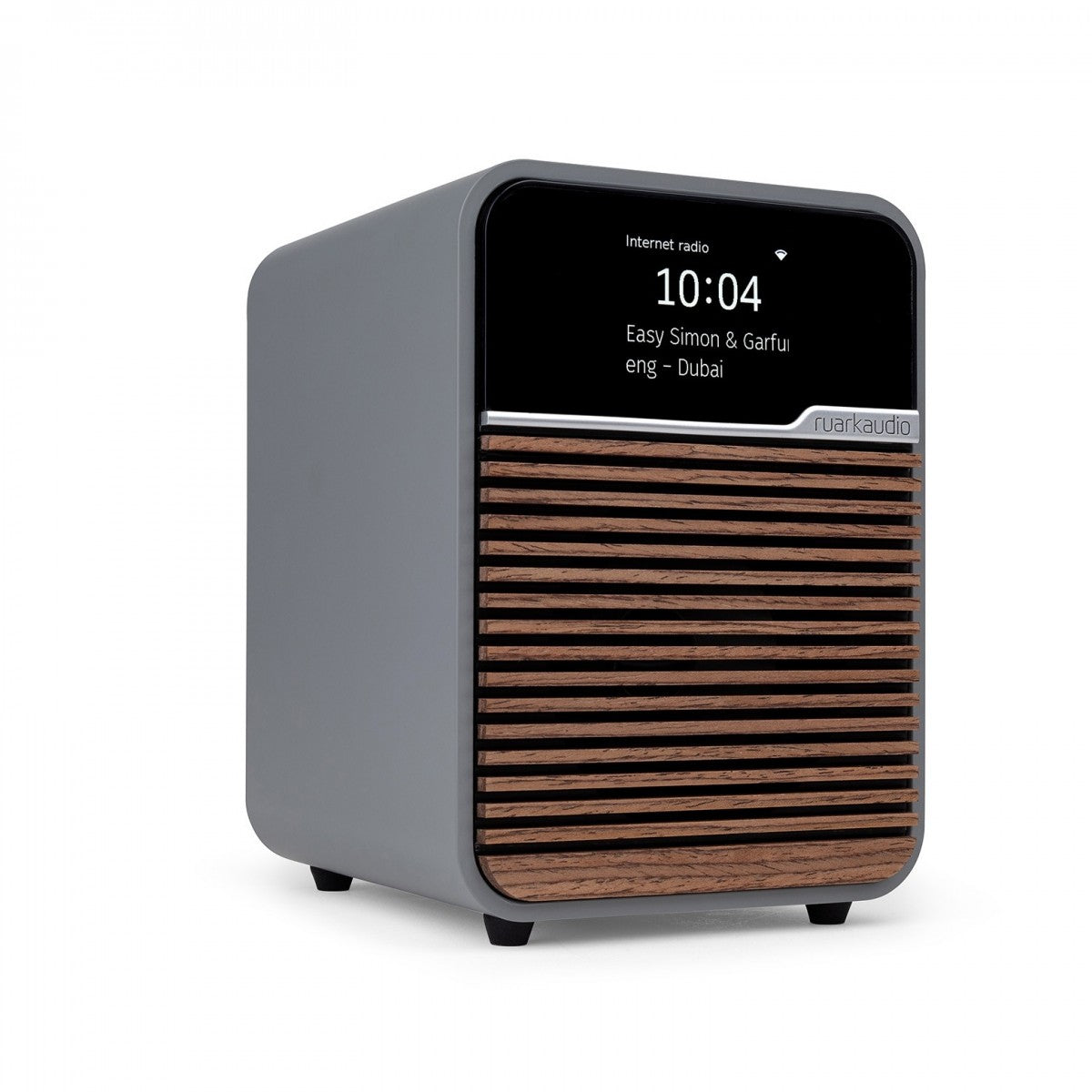 Ruark R1S DAB DAB+ FM Internet Bluetooth WiFi Smart Radio with Remote Bundle - Grey
