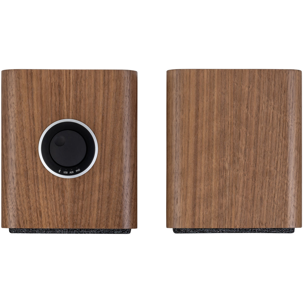 Ruark RS1 Subwoofer with MR1 MK3 Active Bluetooth Speakers Pair Rich Walnut