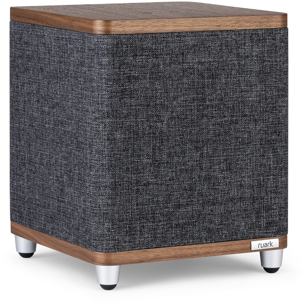 Ruark RS1 Subwoofer with MR1 MK3 Active Bluetooth Speakers Pair Rich Walnut