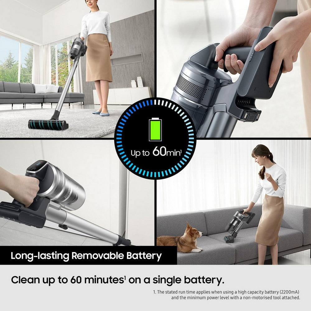 Samsung Jet 75E Pet VS20B75AGR1/EU Cordless Stick Vacuum Cleaner With Pet Tool - Teal Mint