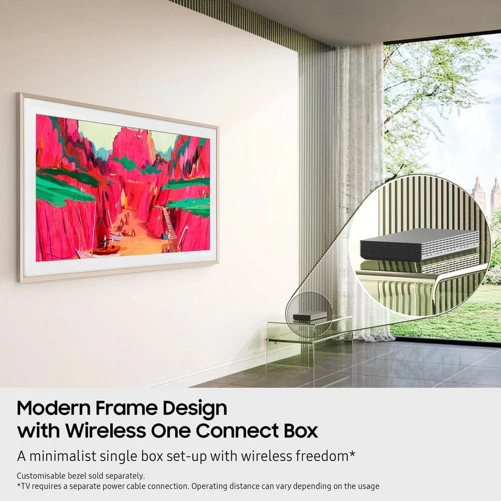 Samsung QE85LS03FWUXXU 85 Inch The Frame Pro LS03FW Art Mode Neo QLED 4K Vision Ultra HD HDR Smart AI TV