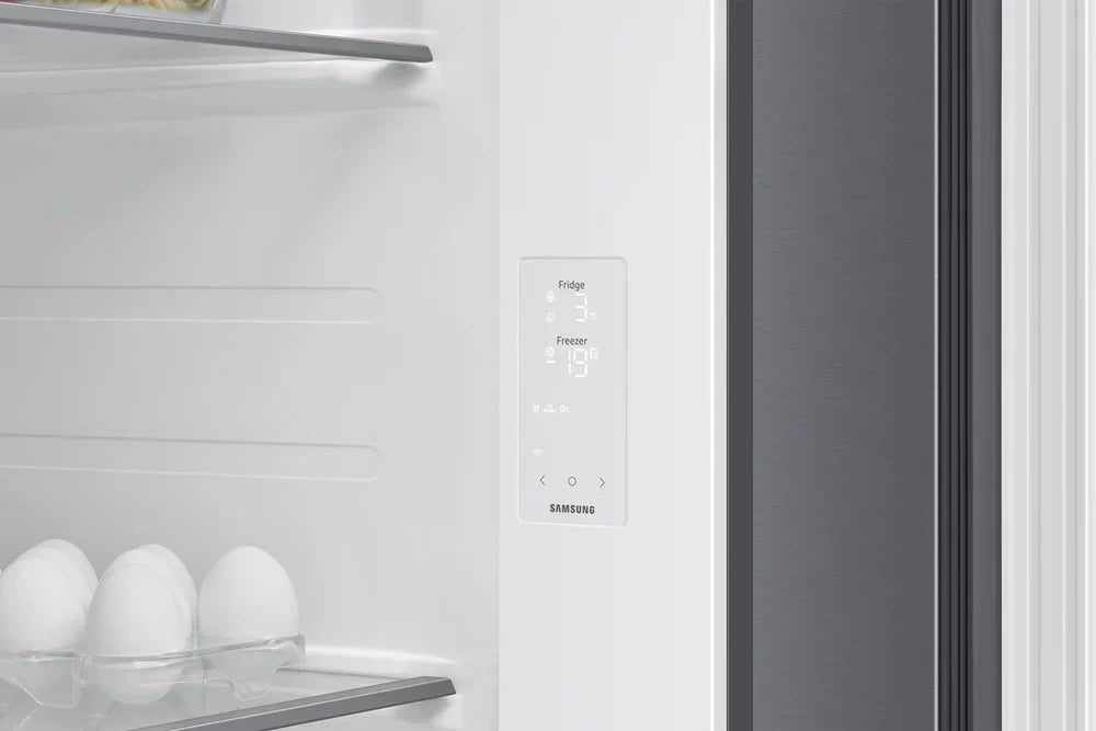 Samsung RS70F64KETEU Series 6 Bespoke AI 91cm Side by Side American Style Fridge Freezer in Silver