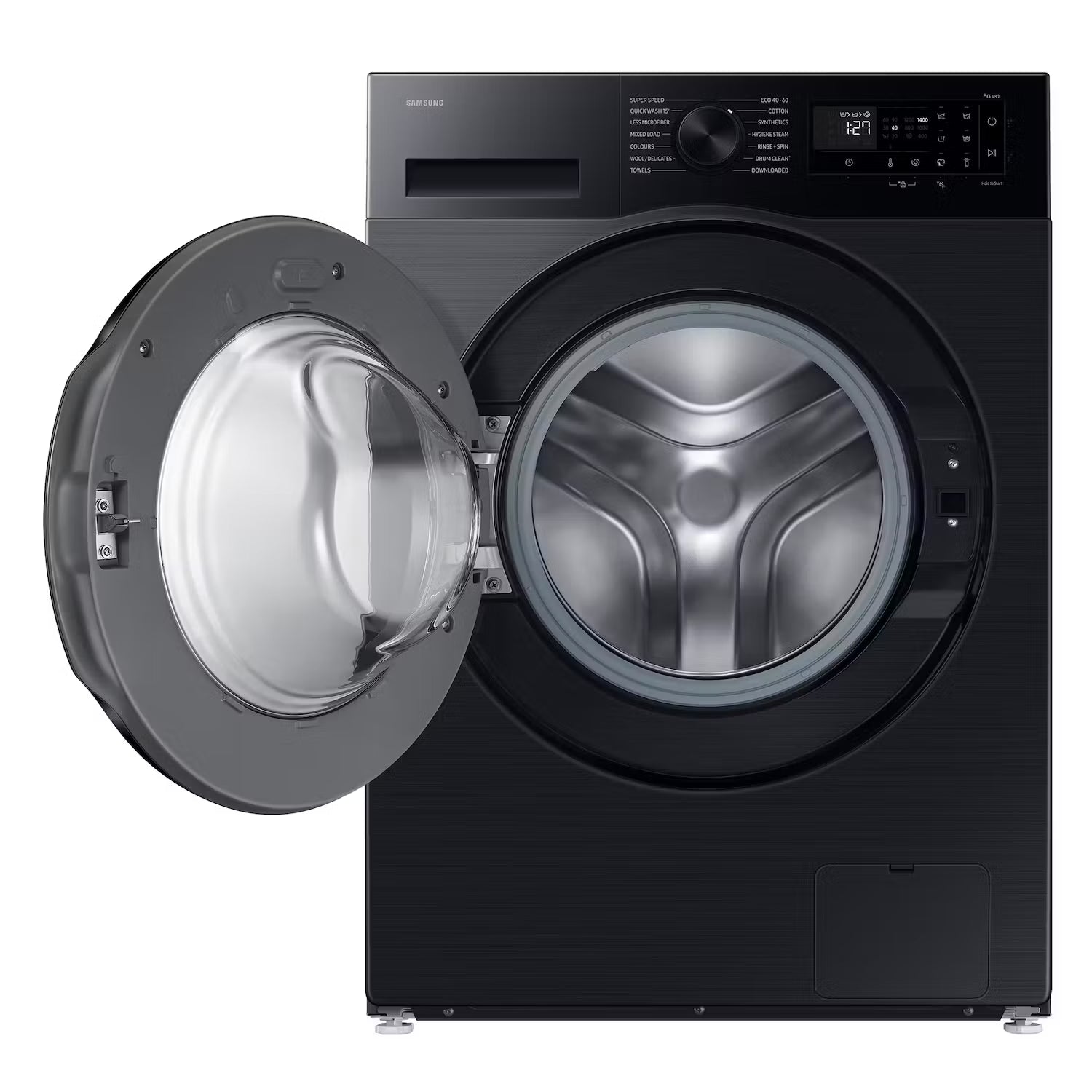 Samsung Series 5 AI Energy WW10FG5U34ABEU 10kg WiFi Connected Washing Machine with 1400 Spin Black - A Rated