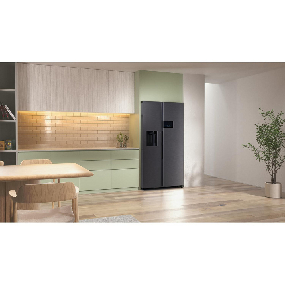 Samsung Series 9 RS90F64EEFEU Bespoke AI Home 621L Total No Frost American Fridge Freezer Black