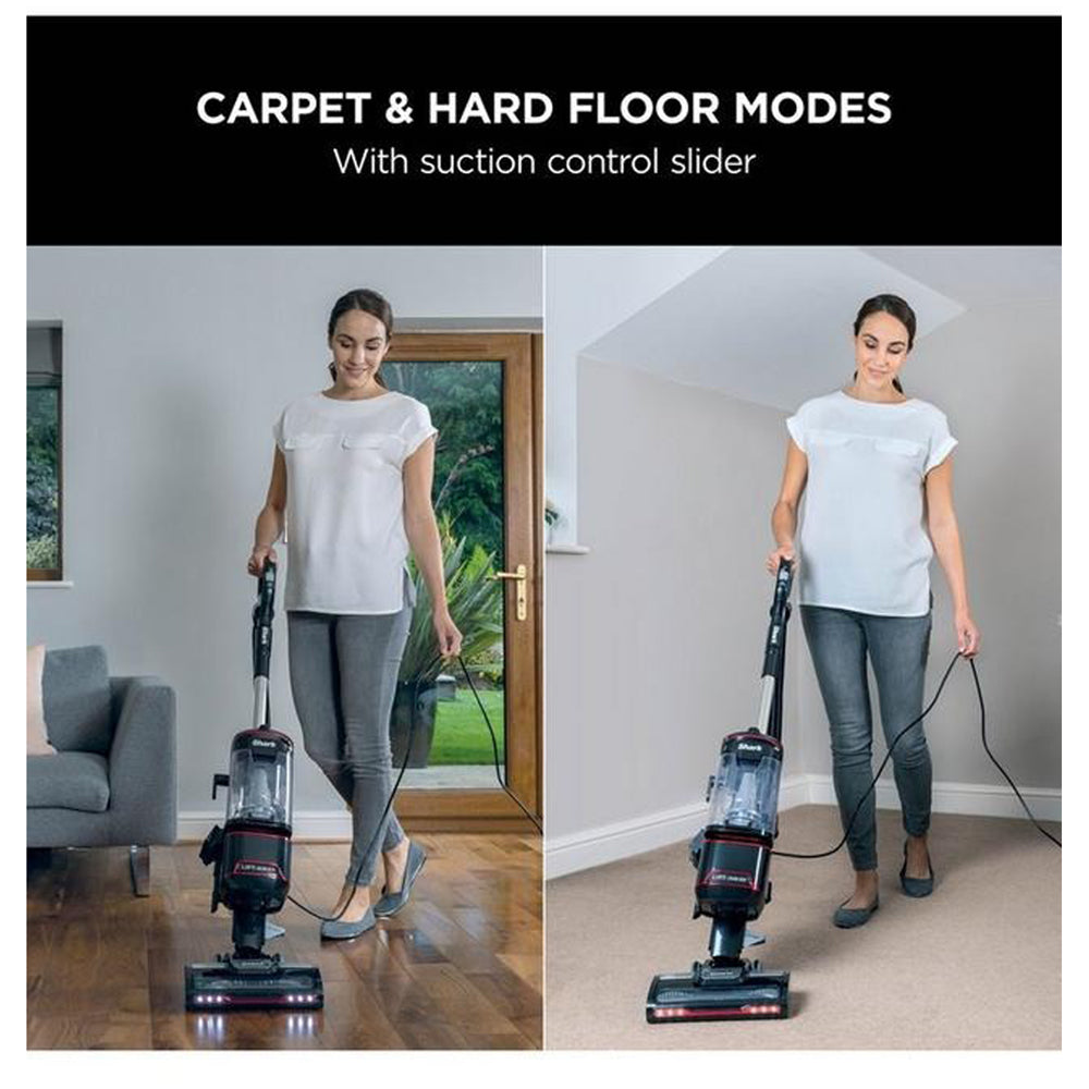 Shark® NV602UKT Classic Lift-Away™ Upright Vacuum Cleaner Pet Model Pedal Red