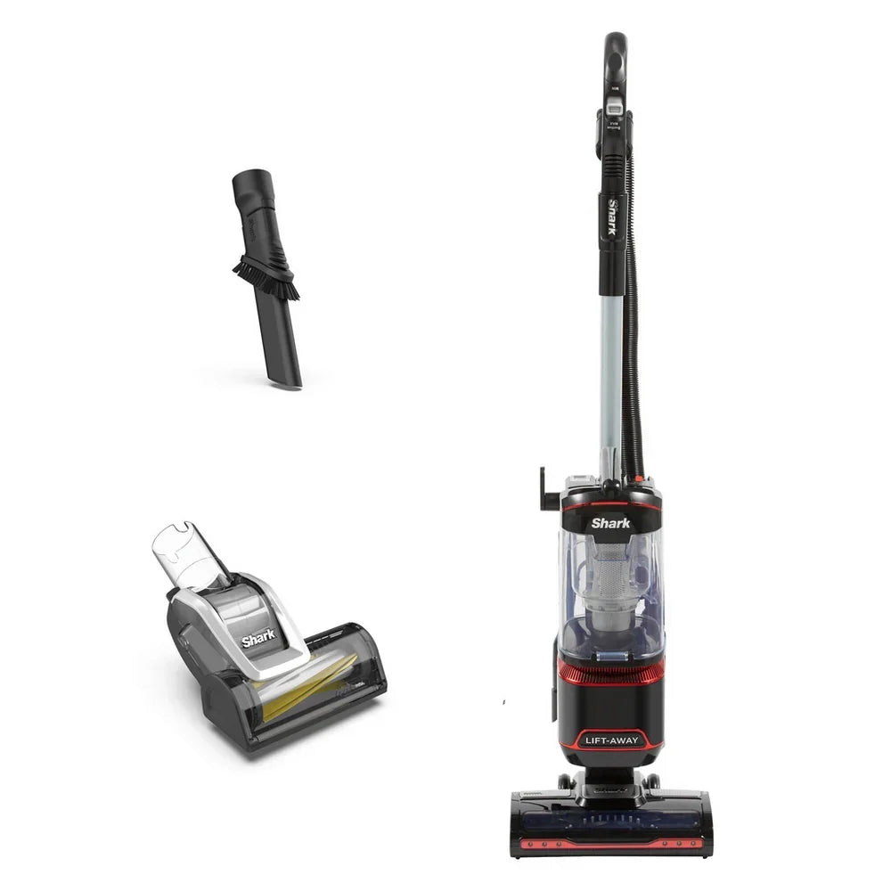 Shark® NV602UKT Classic Lift-Away™ Upright Vacuum Cleaner Pet Model Pedal Red