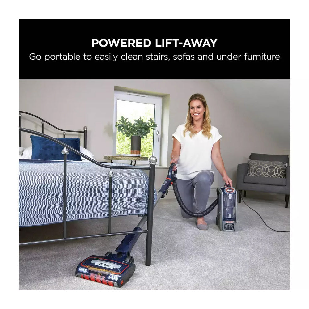 Shark® NZ801UKT Anti Hair Wrap Upright Vacuum Cleaner with Powered Lift-Away TruePet Deep Navy & Orange