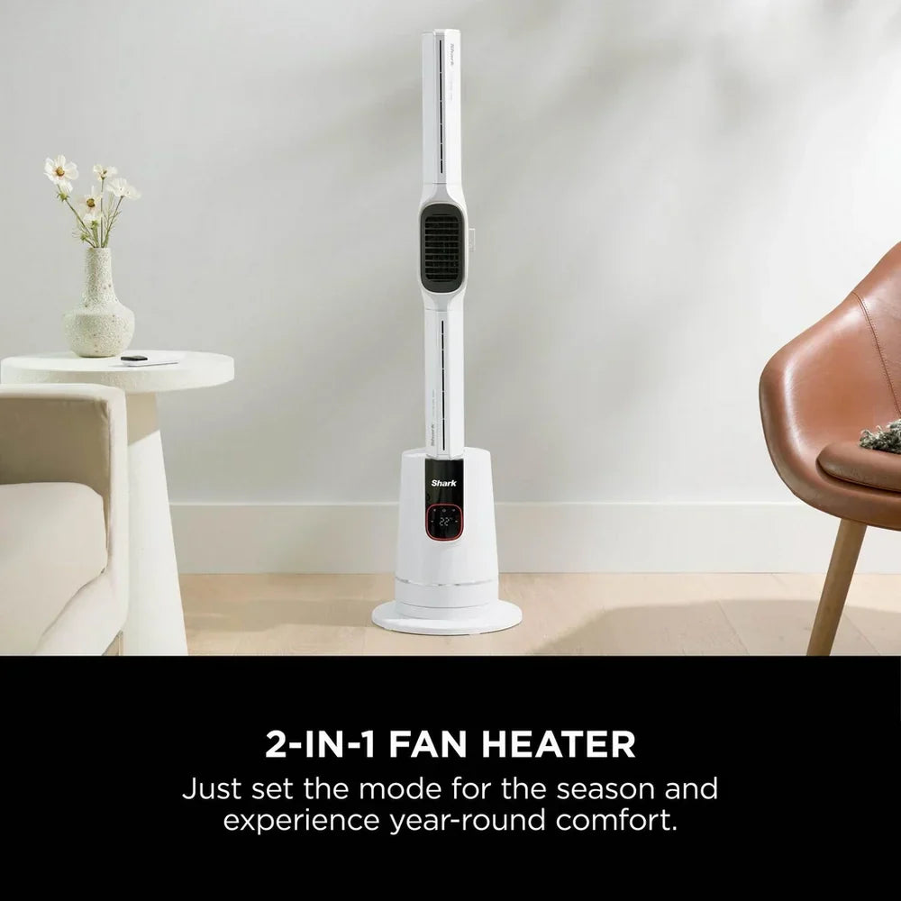 Shark TurboBlade Cool + Heat TH200UKWH Fan & Heater - White