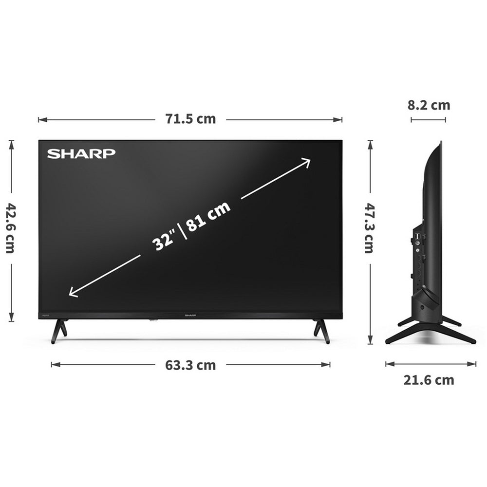 Sharp 1T-C32HE2245KB HDR LED Smart TiVO TV with Freely