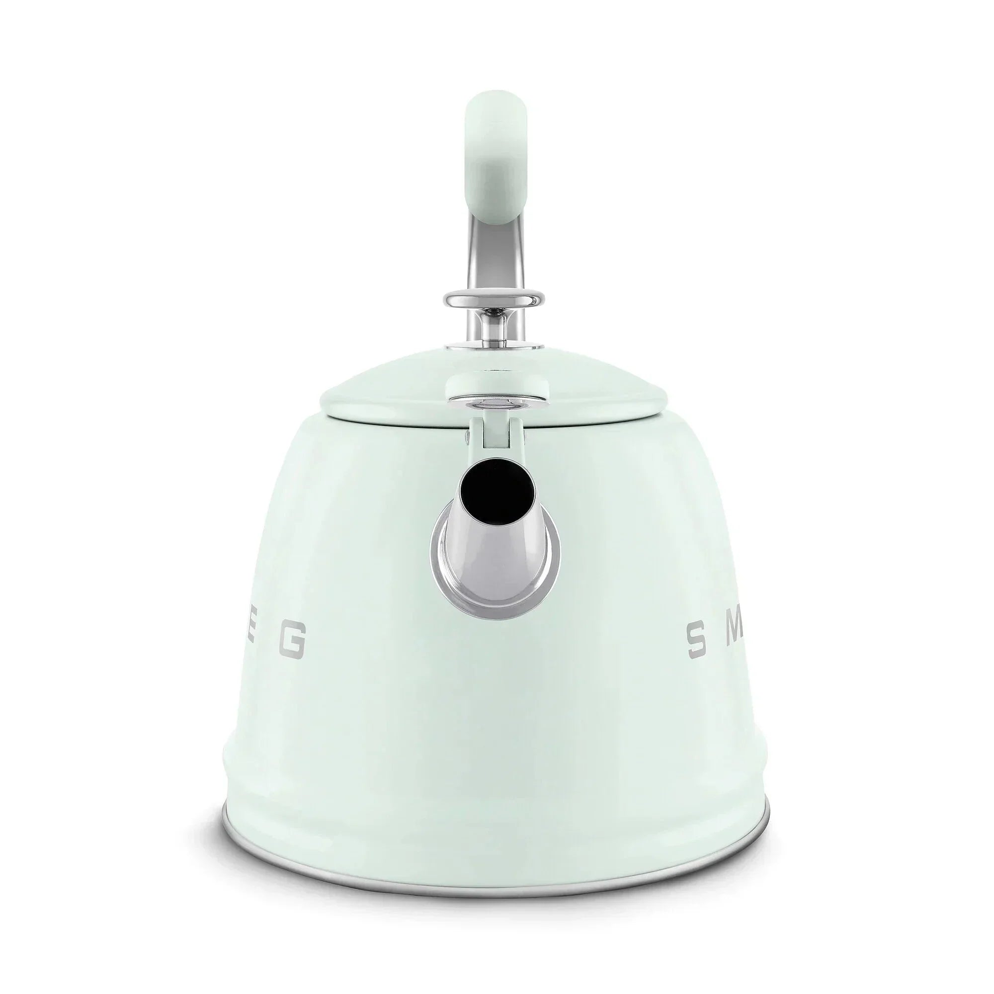 Smeg WKF01PG Retro 50s Style Whistling Hob Kettle Pastel Green