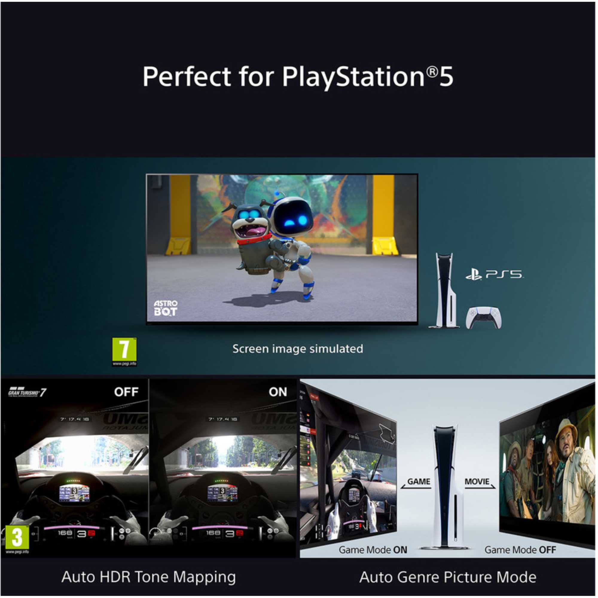 Sony K50S38B 50 Inch Bravia 3 LED 4K Ultra HD HDR Smart Google TV