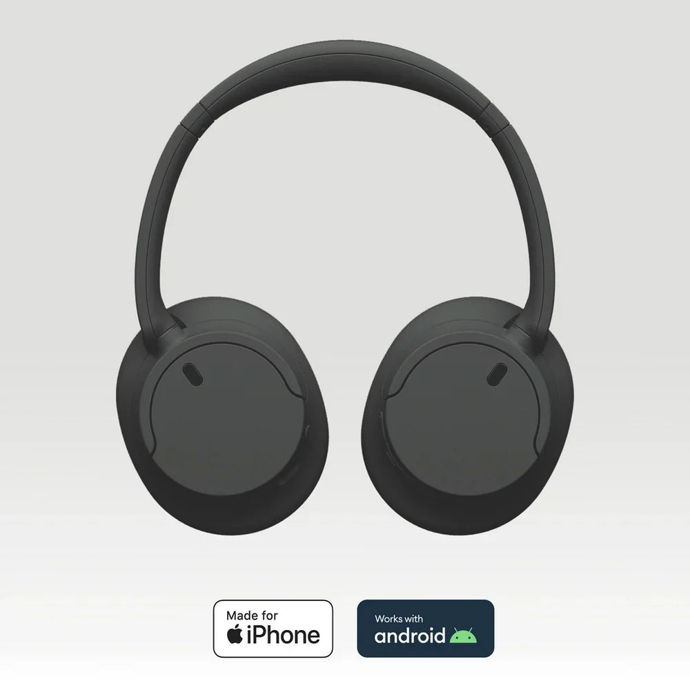 Sony PS-LX3BT Wireless Bluetooth Turntable with WH-CH720N Wireless Noise Cancelling Headphones - Black