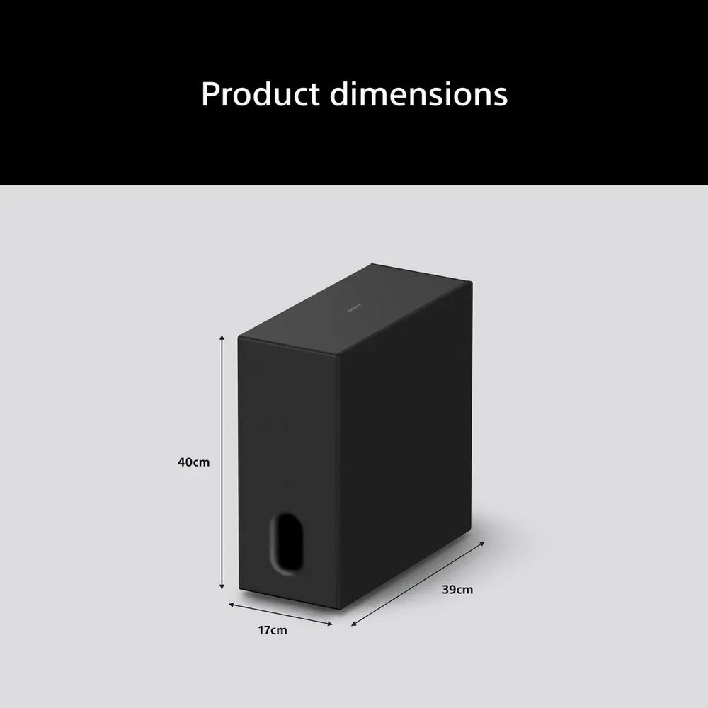 Sony SASW8 BRAVIA Theatre Sub 8 300W Wireless Subwoofer for Sound bar or Home Theatre Sound System