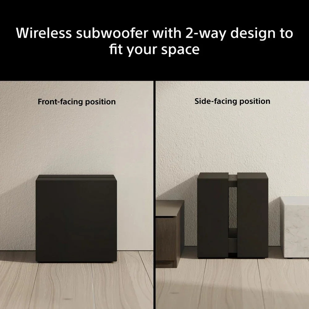 Sony SASW9 BRAVIA Theatre Sub 9 600W Wireless Subwoofer for Sound bar or Home Theatre Sound System