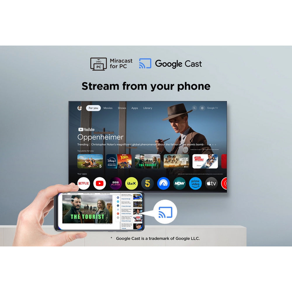 TCL 55V6C-UK 55 Inch V6C 4K Ultra HD HDR Direct LED Smart Google TV