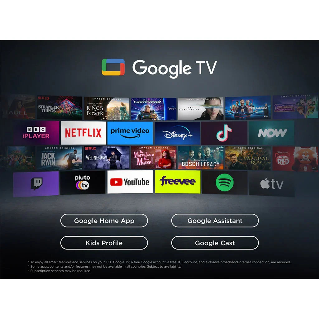 TCL 75C6KS-UK 75 Inch C6KS Premium 4K Ultra HD HDR QD-Mini LED Smart TV