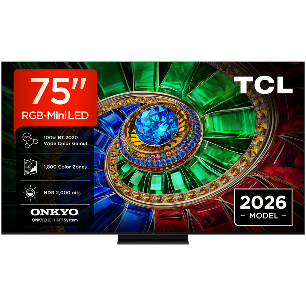 TCL 75RM7L-UK 75 Inch RM7L 4K Ultra HD HDR RGB MINI LED Smart Google TV 2026