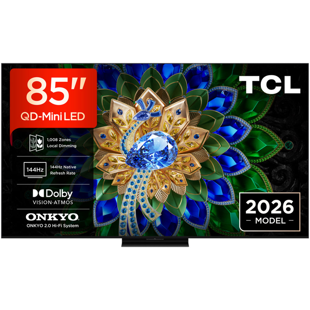TCL 85A400U-UK 85 Inch A400U 4K Ultra HD HDR QD-Mini LED Smart Google TV 2026