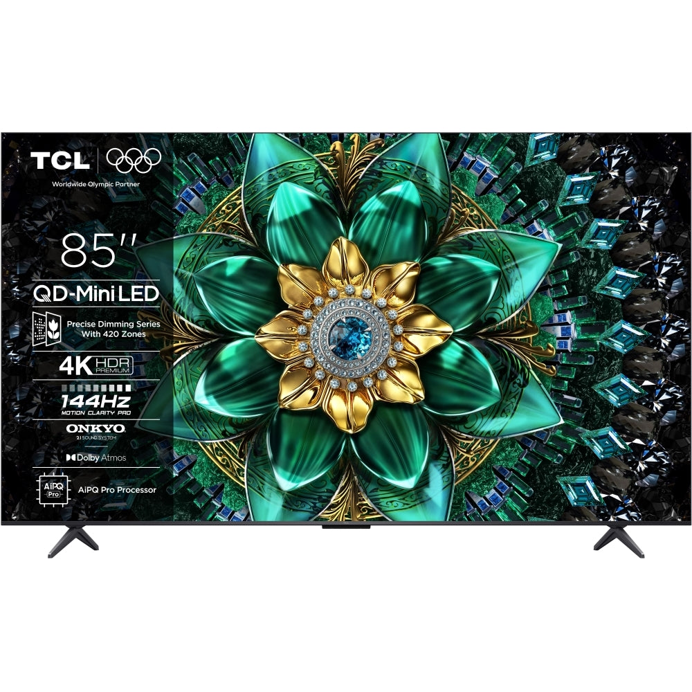 TCL 85Q6C-UK 85 Inch Q6C 4K Ultra HD HDR QD-Mini LED Smart Google TV