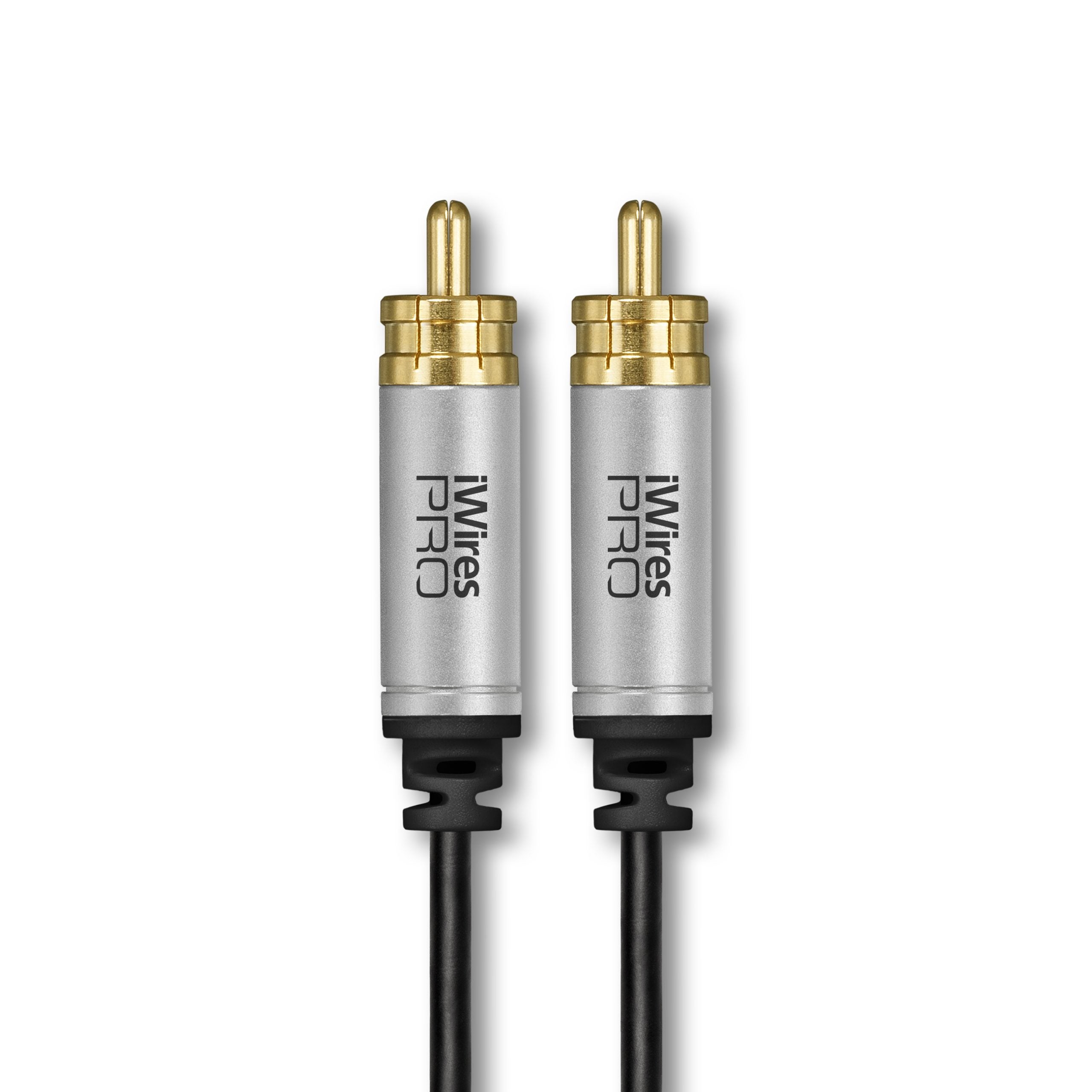 Techlink 711055 iWires PRO High-Fidelity Subwoofer Cable 1 RCA to 1 RCA - 5 metres