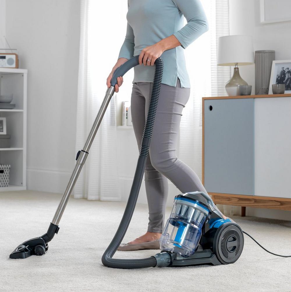 Vax CCQSASV1P1 Air Stretch Pet Vacuum Cleaner Grey and Blue