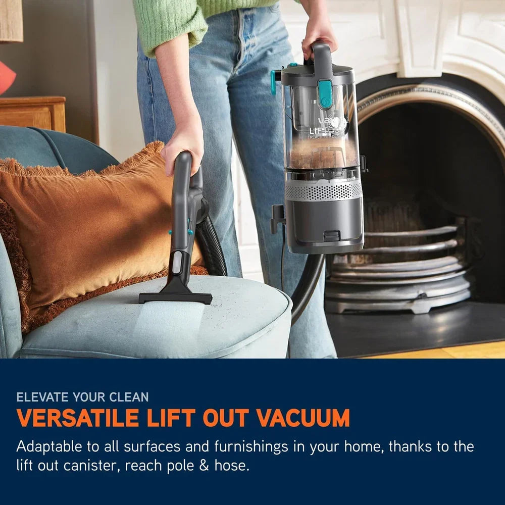 Vax LiftOut Reach Pet-Design CDUP-LORP Corded Upright Vacuum Cleaner - Graphite Teal