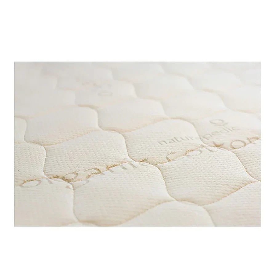 Naturepedic Verse Twin Organic Cotton Quilted Mattress - 1 Sided
