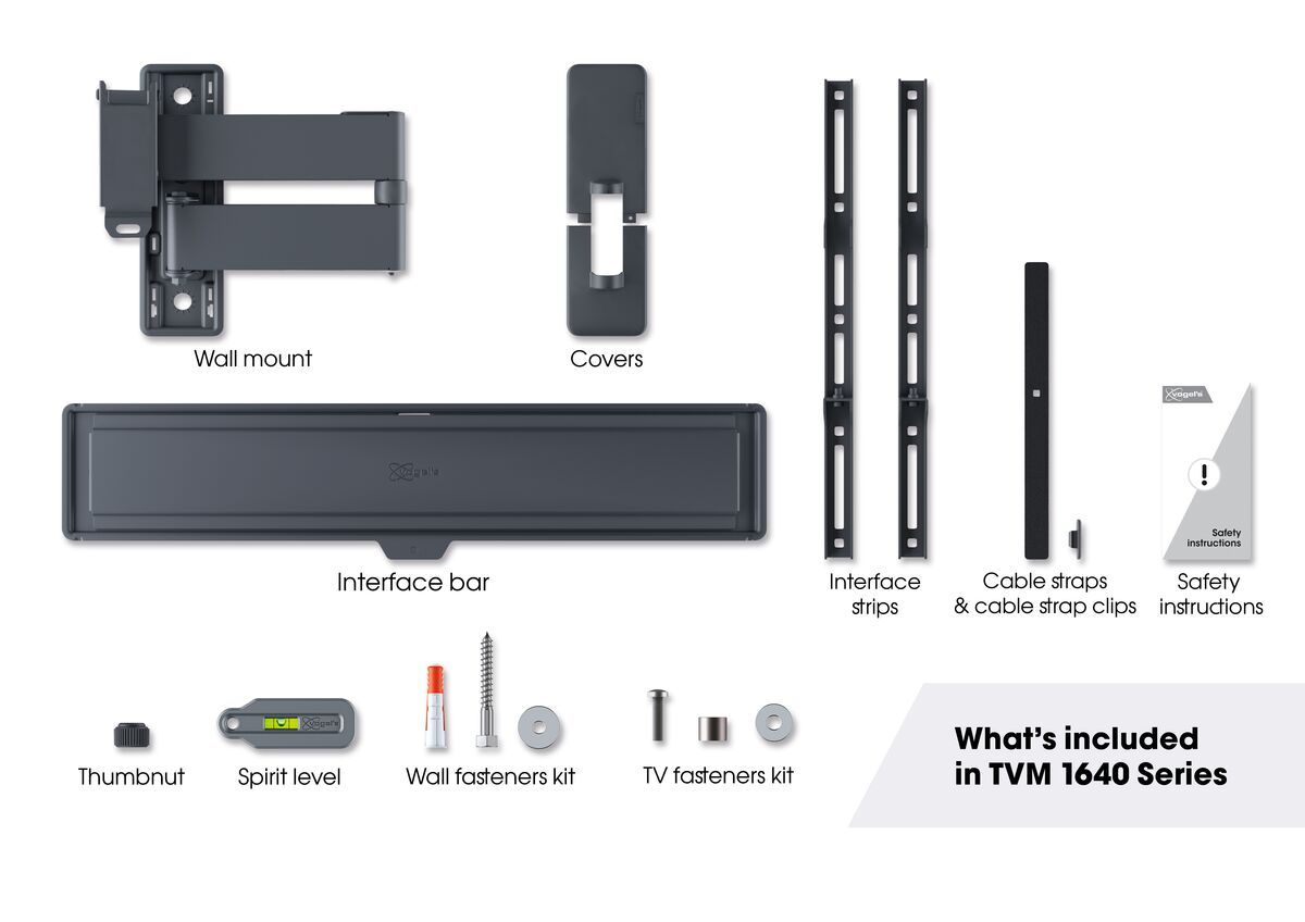 Vogels Quick TVM 1645 Full-Motion TV Wall Mount for TVs from 40 to 77 inches