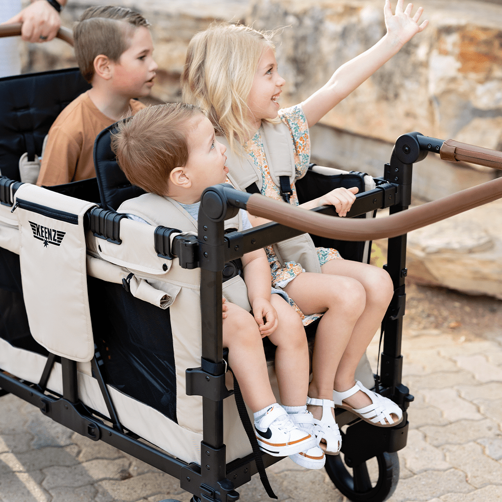 Keenz Stroller Wagons Keenz Vyo͞o The Seating Chameleon Stroller Wagon 4-Passengers