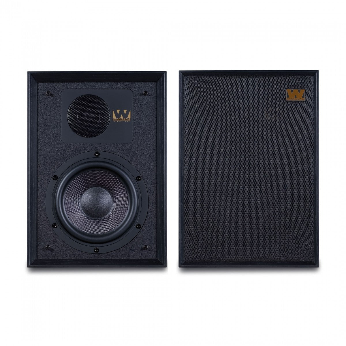 Wharfedale Denton 85 Bookshelf Speakers Pair - Black Oak