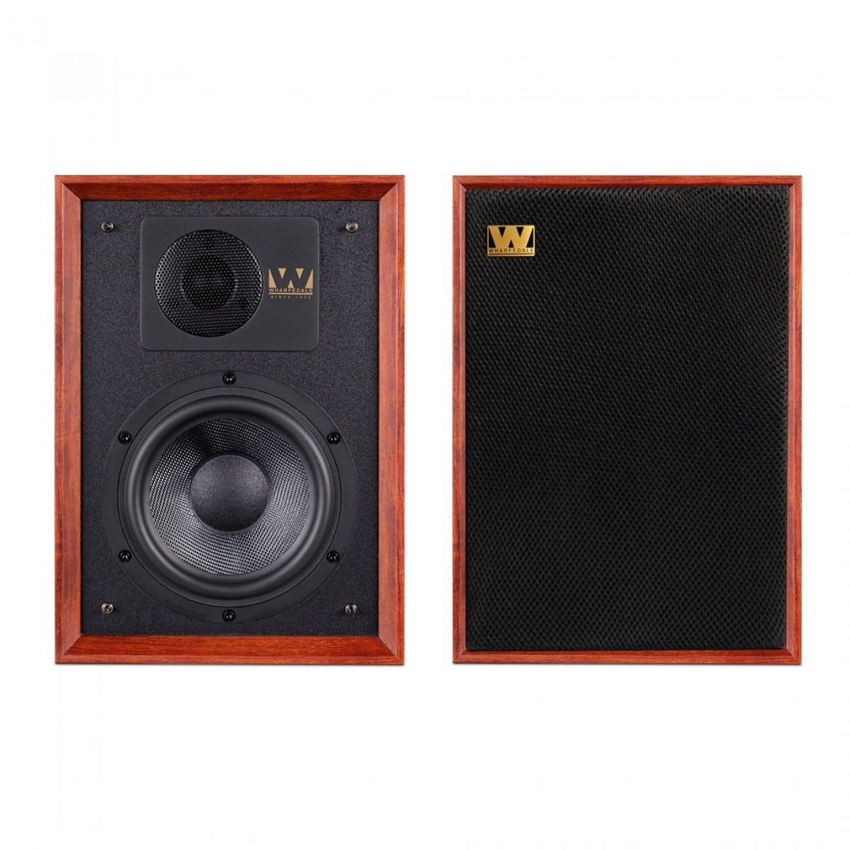 Wharfedale Denton 85 Bookshelf Speakers Pair - Mahogany