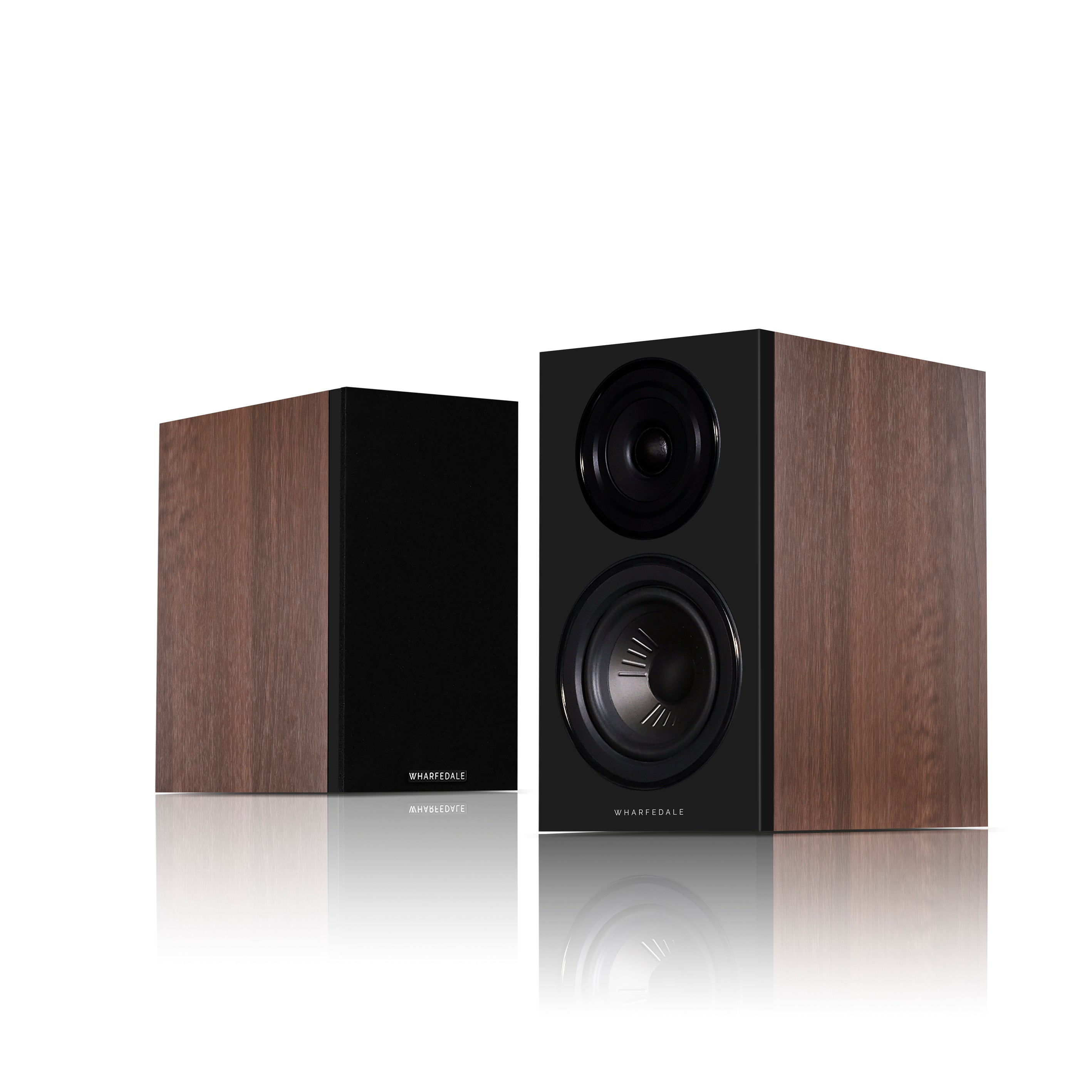 Wharfedale Diamond 12.1i Compact 2 way Standmount Bookshelf Speakers Pair - Walnut