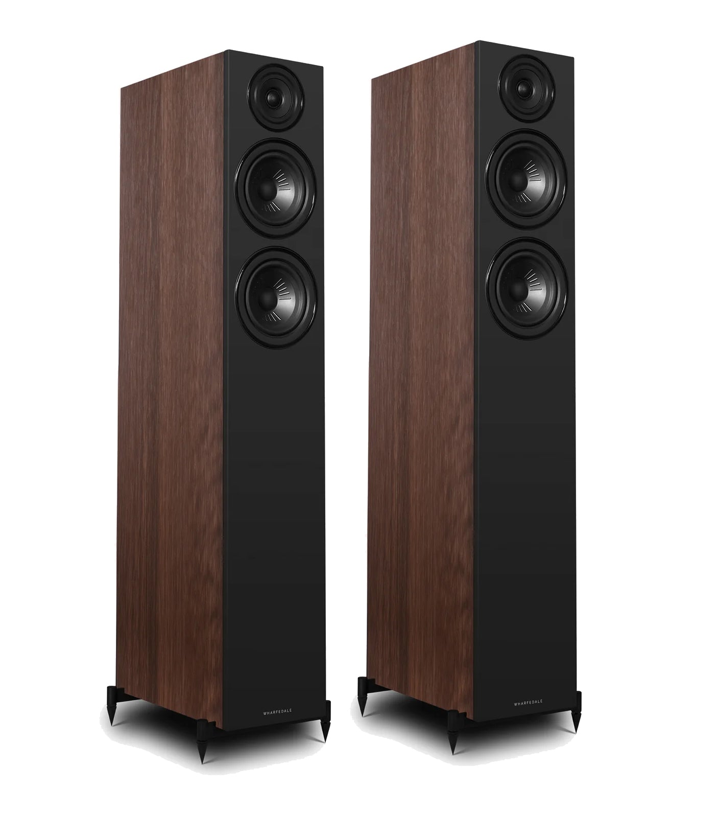 Wharfedale Diamond 12.4i Floorstanding Speakers Pair - Walnut