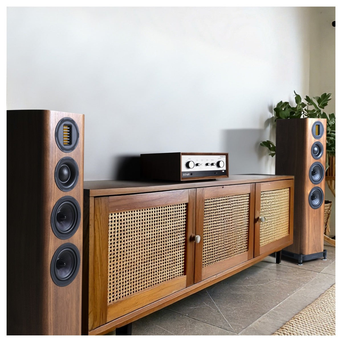 Wharfedale EVO 5.4 Floorstanding Speakers Pair Walnut