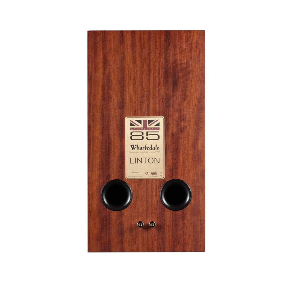 Wharfedale Linton Heritage Standmount Bookshelf Speakers Pair - Mahogany