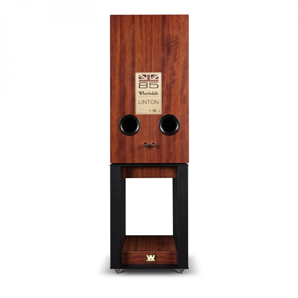Wharfedale Linton Heritage Standmount Speakers with Matching Stands - Mahogany