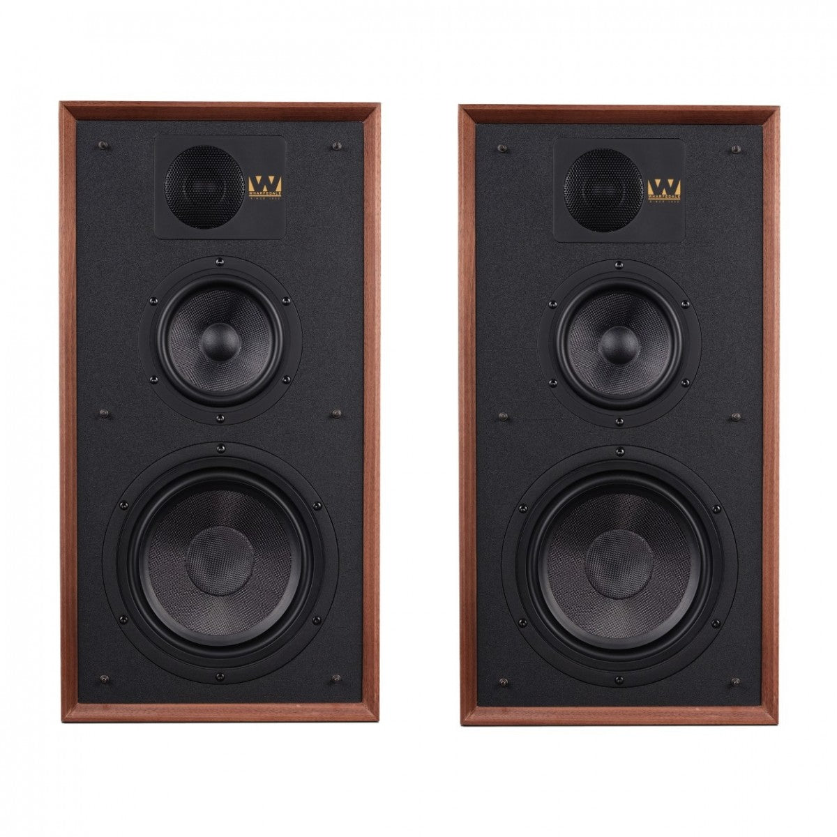 Wharfedale Linton Heritage Standmount Speakers with Matching Stands - Walnut