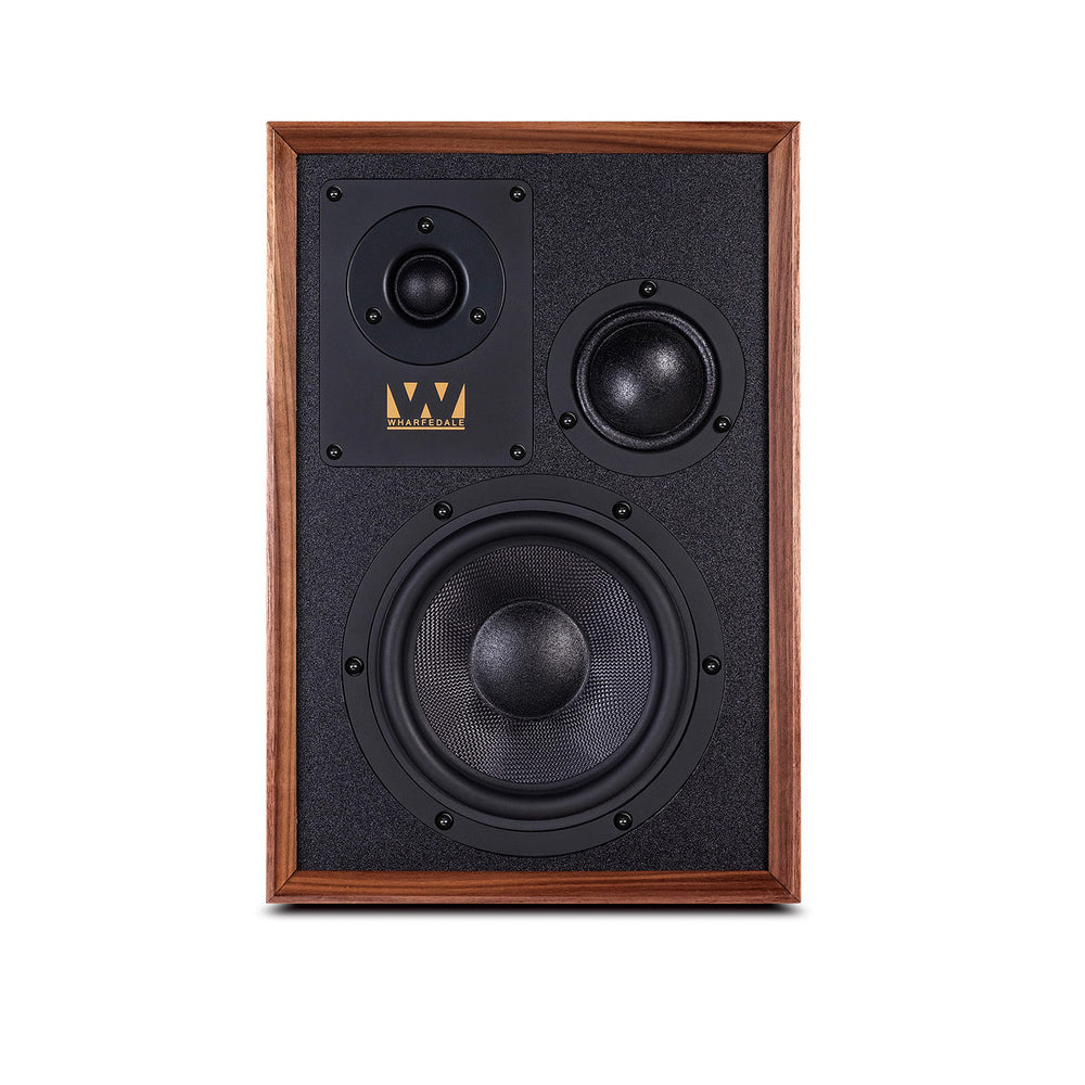 Wharfedale Super Denton Heritage Standmount Bookshelf Speakers Pair - Walnut
