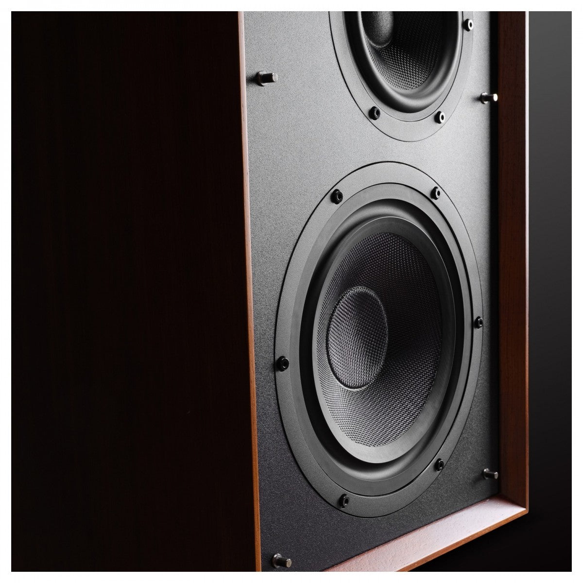 Wharfedale Super Linton Heritage Standmount Bookshelf Speakers Pair - Mahogany