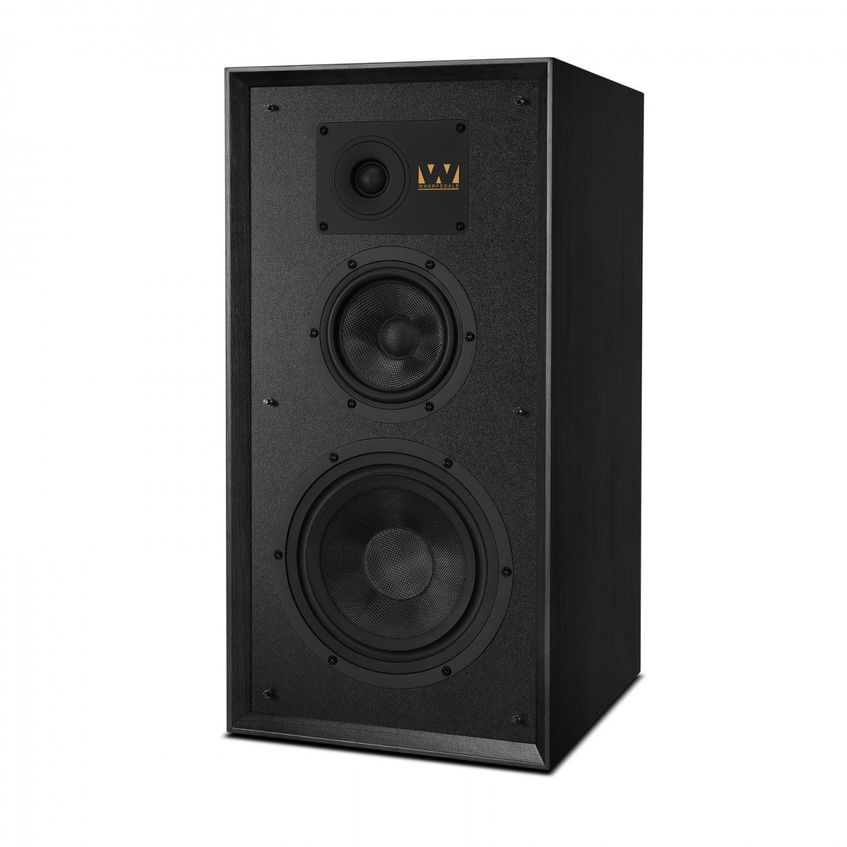 Wharfedale Super Linton Heritage Standmount Speakers with Matching Stands - Black Oak