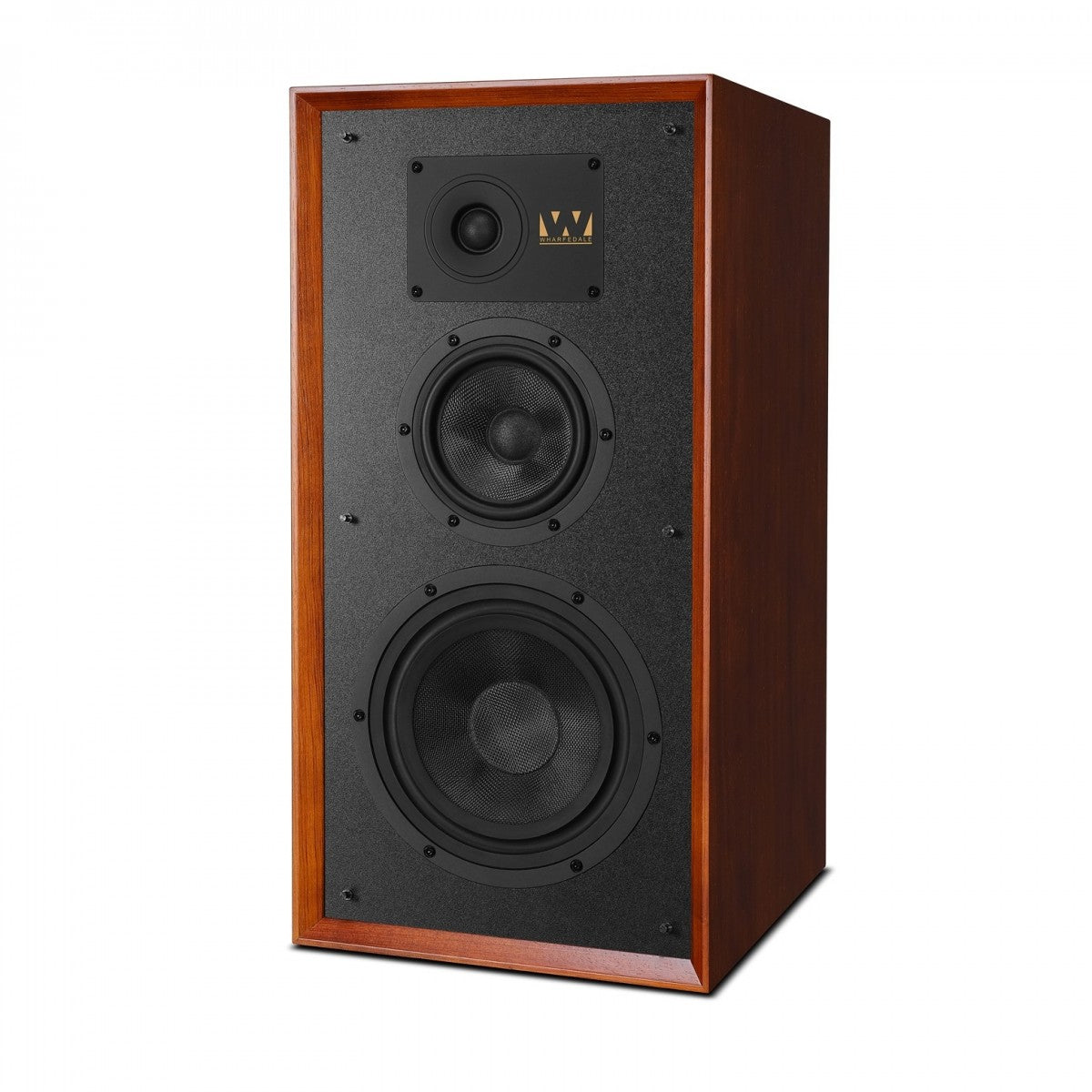 Wharfedale Super Linton Heritage Standmount Speakers with Matching Stands - Mahogany