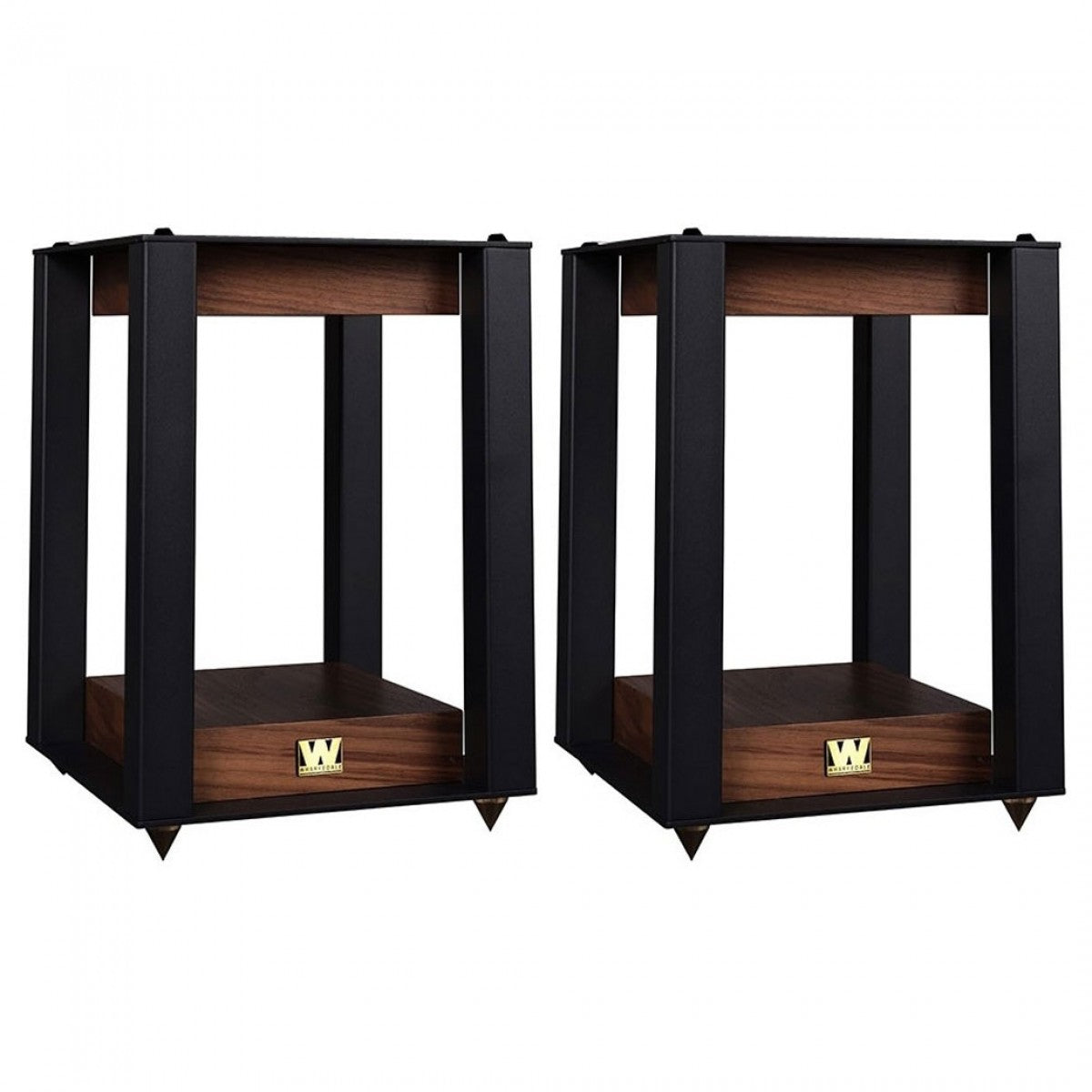Wharfedale Super Linton Heritage Standmount Speakers with Matching Stands - Walnut