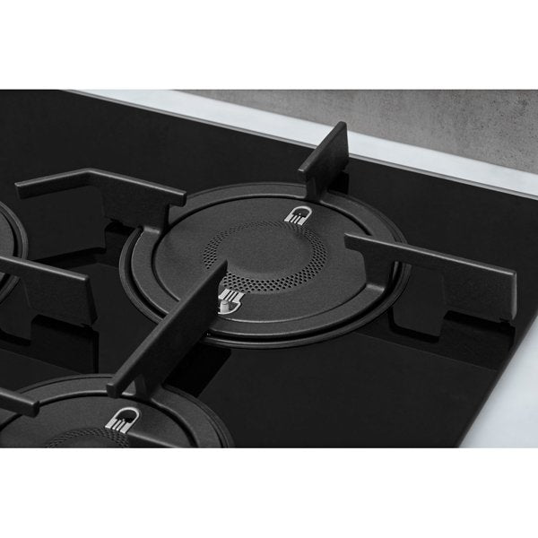 Whirlpool POW 75D2NB Gas Hob 5 Burners 75cm Black