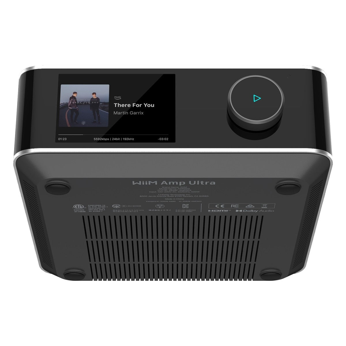 WiiM AMP ULTRA 100W High-Performance Streaming Amplifier Silver
