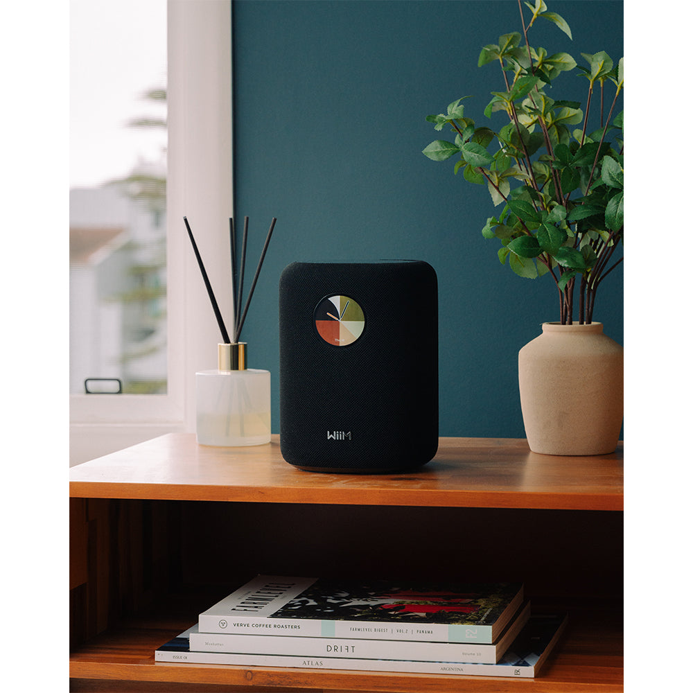 WiiM SOUND Wireless Multiroom Smart Speaker with Display - Black
